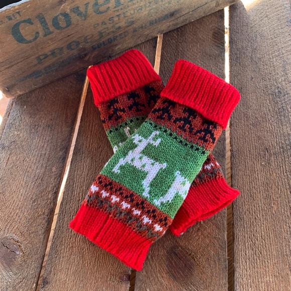 ✨REINDEER HAND ARM WARMER FINGERLESS GLOVES✨ - Picture 4 of 7